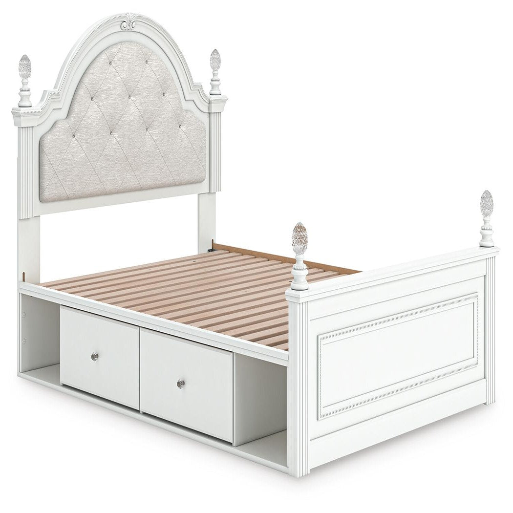 Kozlani Full Upholstered Panel Storage Bed (PCB1819-SI) - Image 3