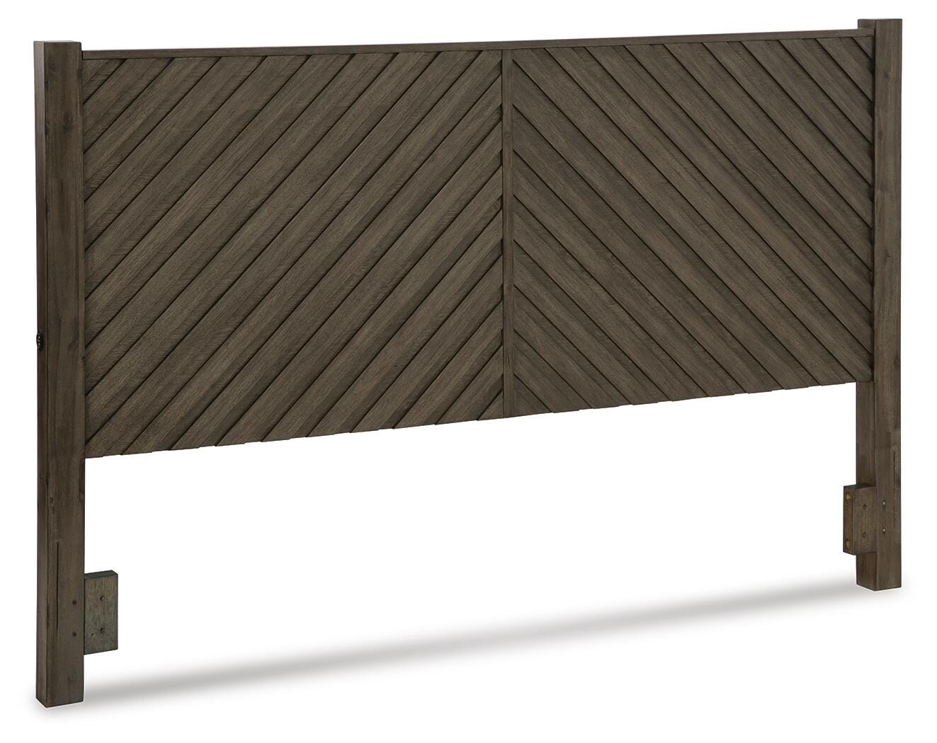 Arkenton Panel Headboard - Grayish Brown (B786-SI)