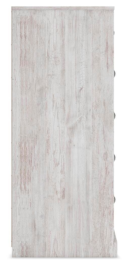 Paxberry Chest of Drawers - Whitewash (EB1811-SI) - Image 5