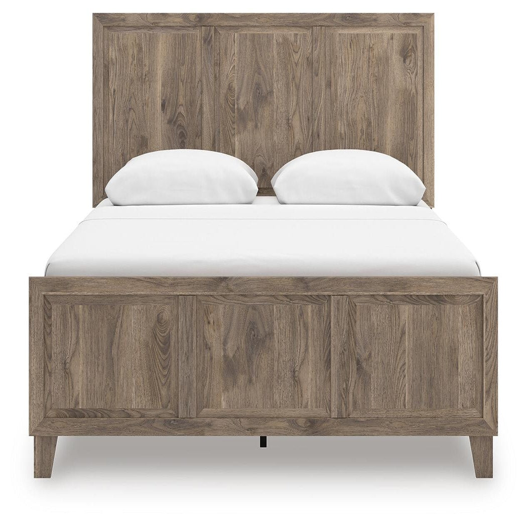 Rusticott Queen Panel Bed (PCB2260-SI) - Image 3