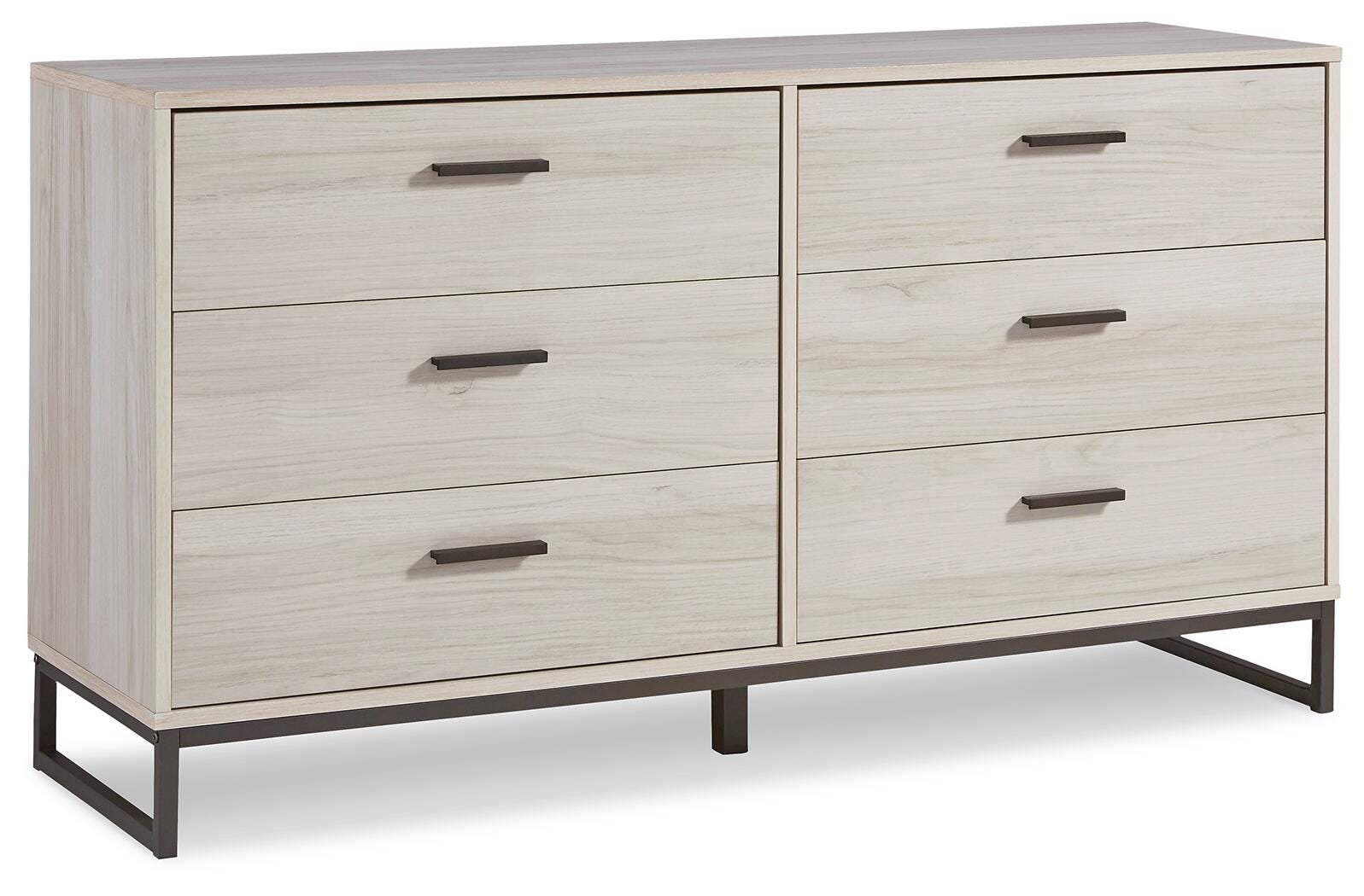 Socalle Panel Platform Bed with Dresser and Nightstand - Light Natural (EB1864-SI) - Image 3