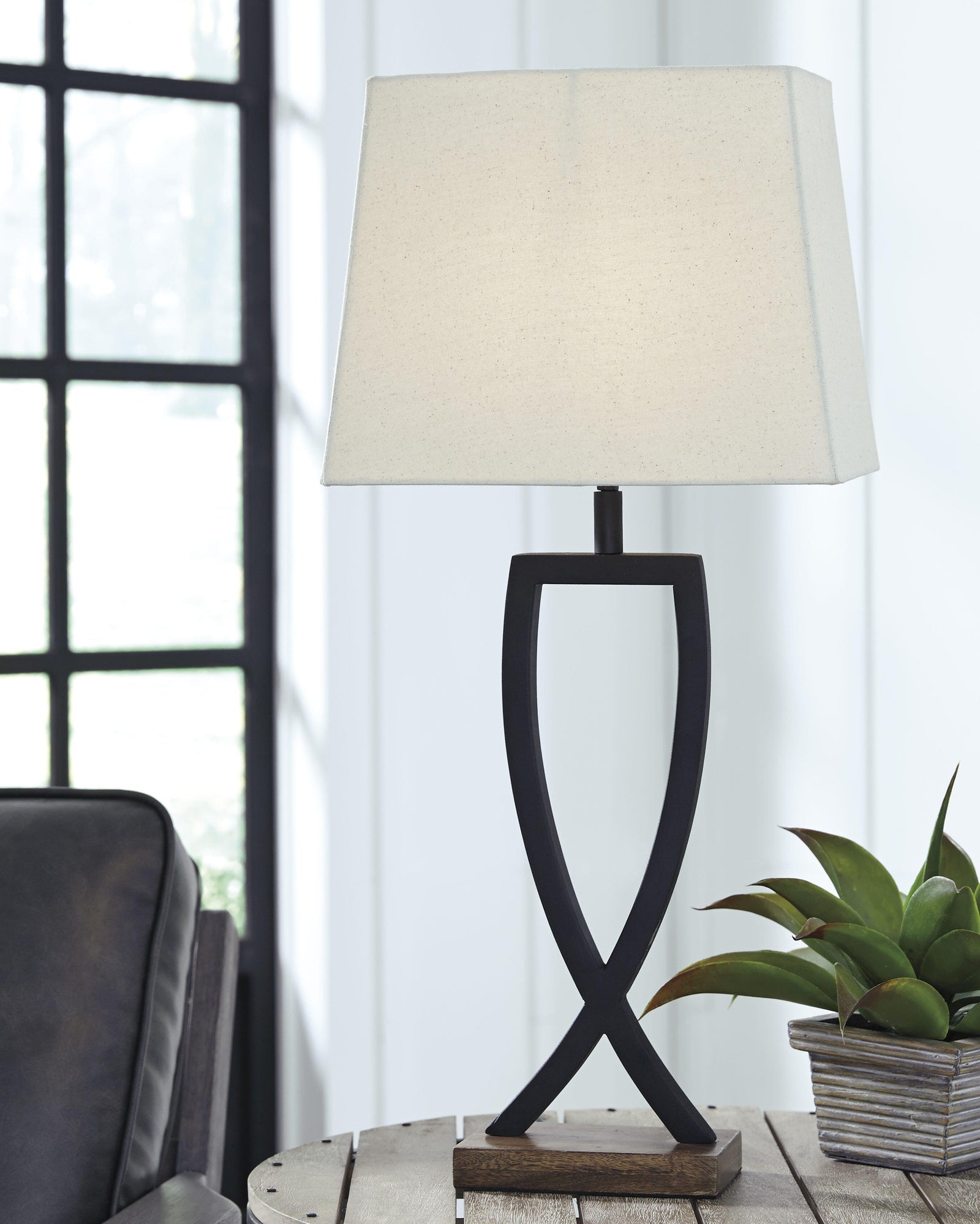 Makara Table Lamp (Set of 2) (L204174-SI) - Image 2
