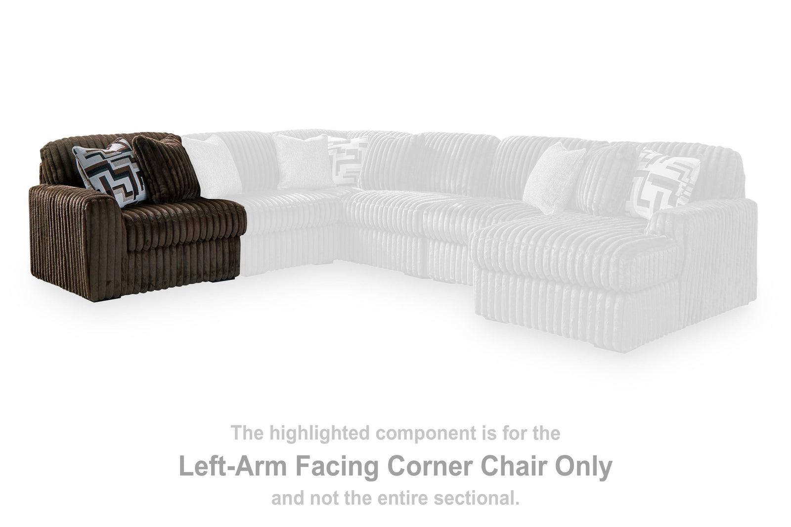 Midnight-Madness Oversized Chaise (98104-SI) - Image 32