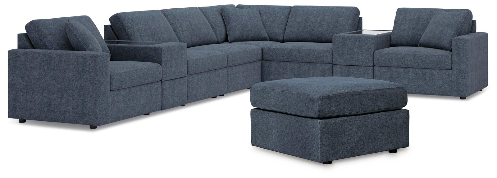 Modmax 8-Piece Sectional and Ottoman (92121-SI)
