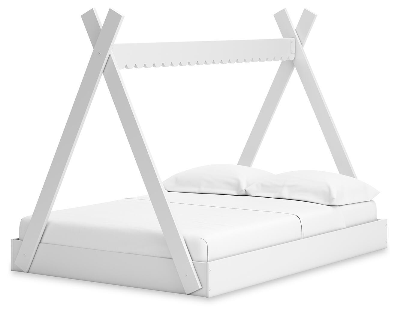 Hallityn Tent Bed (Youth) - White (EB1810-SI) - Image 3