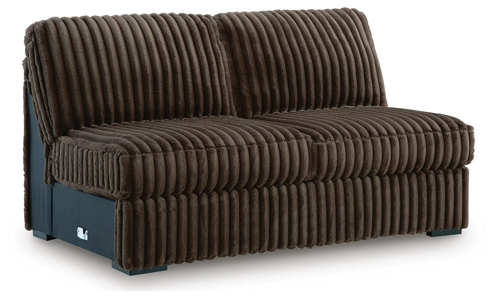 Midnight-Madness 3-Piece Double Chaise Sectional and Ottoman (98104-SI) - Image 15