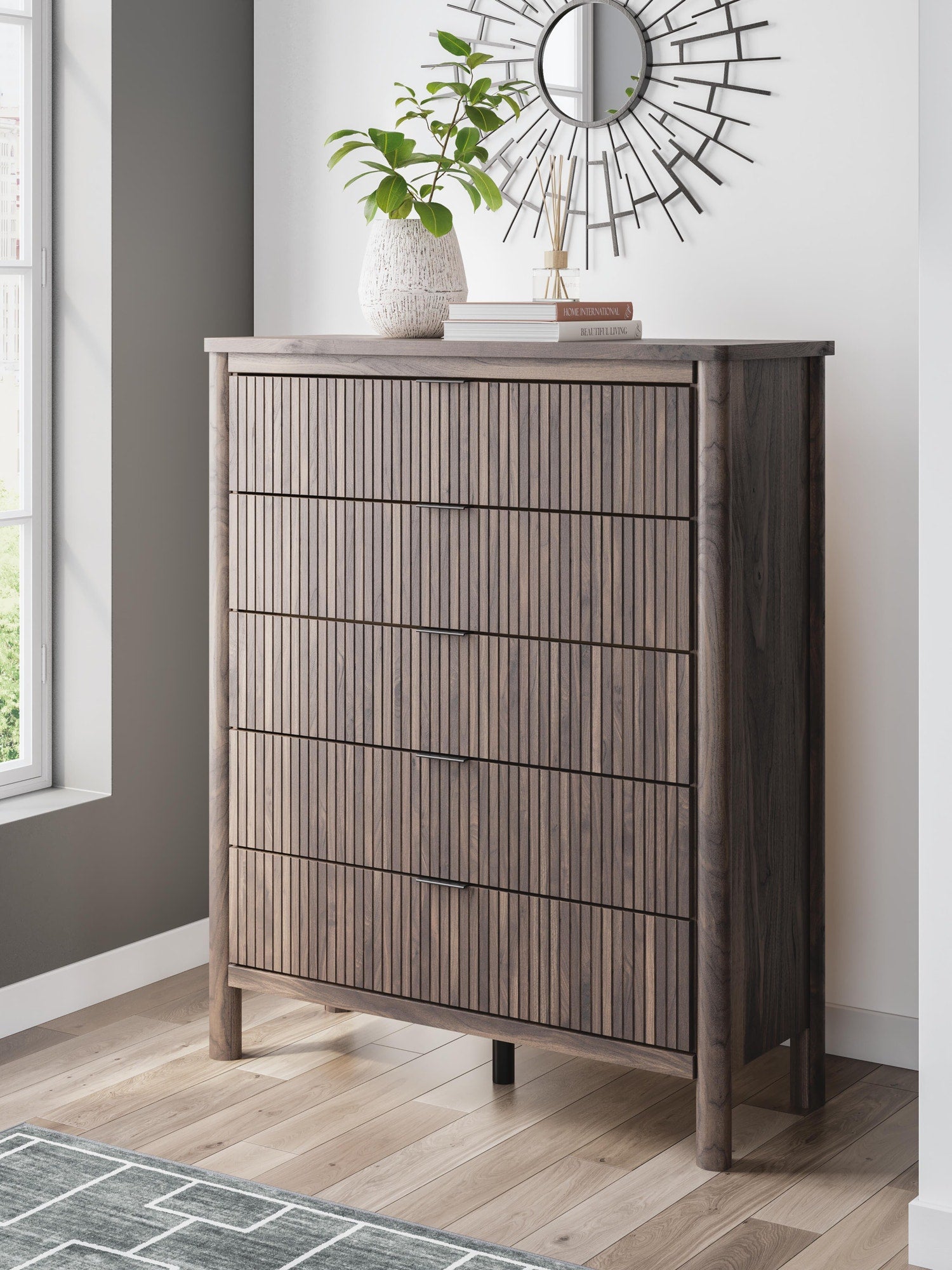 Pamytta Wide Chest of Drawers (PCB2614-SI) - Image 24