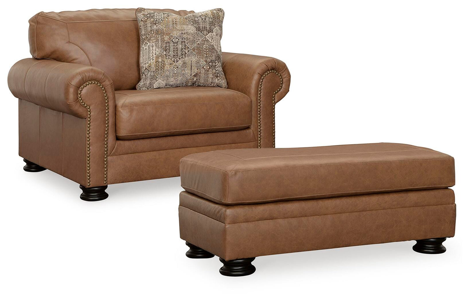 Carianna Oversized Chair and Ottoman (57604-SI)