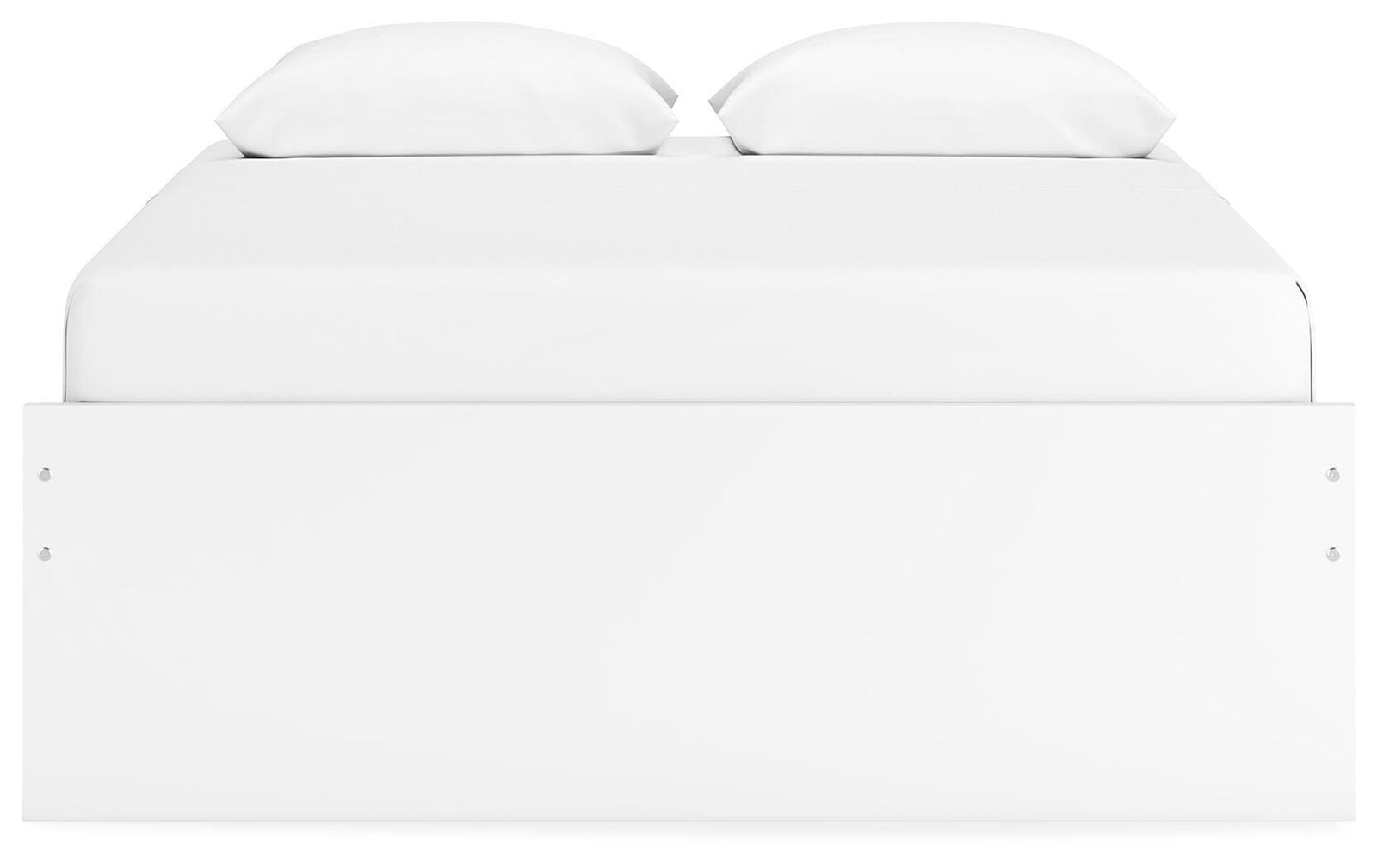 Onita Platform Bed with 2 Side Storage - White (EB9630-SI) - Image 5
