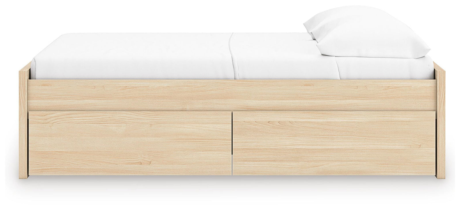 Onita Platform Bed with 2 Side Storage (Youth) - Natural (EB9632-SI) - Image 8