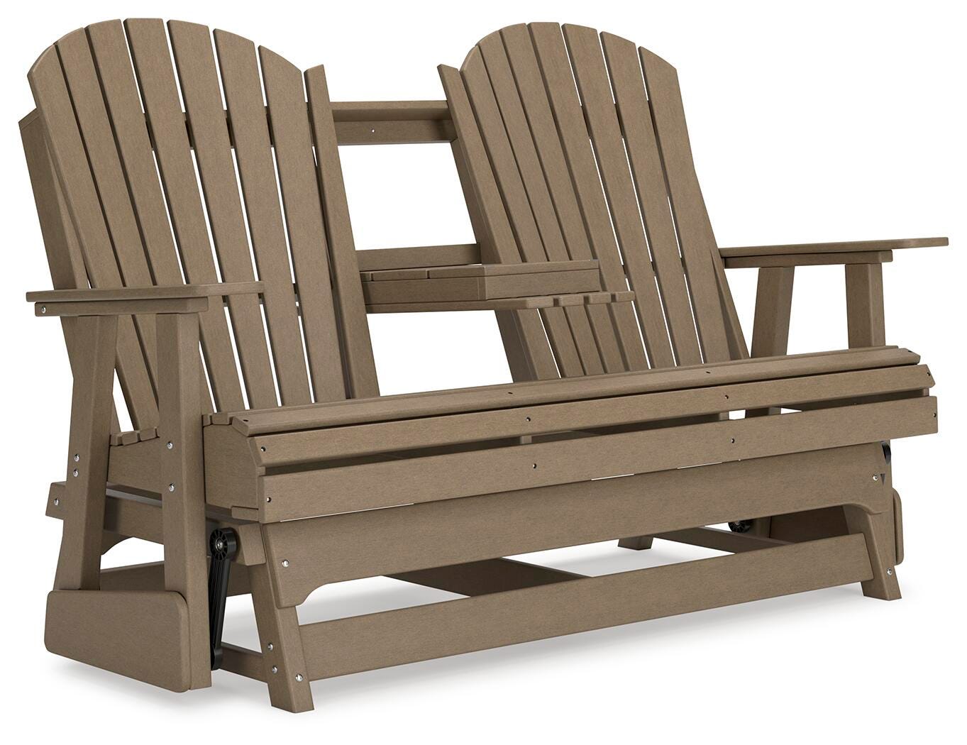 Hyland Wave Outdoor Glider Loveseat (P114-SI) - Image 4