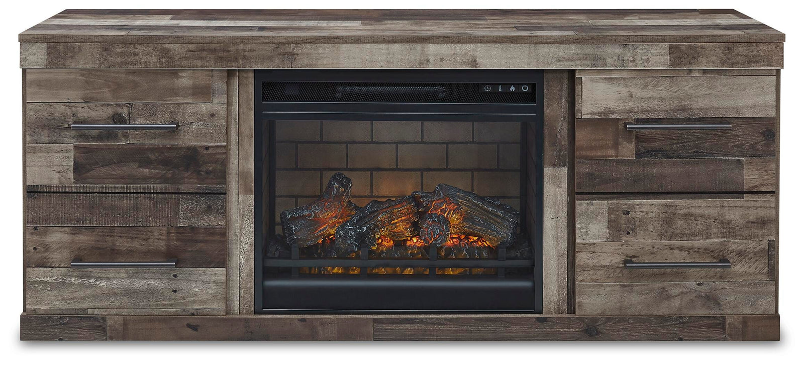 Derekson TV Stand with Electric Fireplace (EW0200-SI)