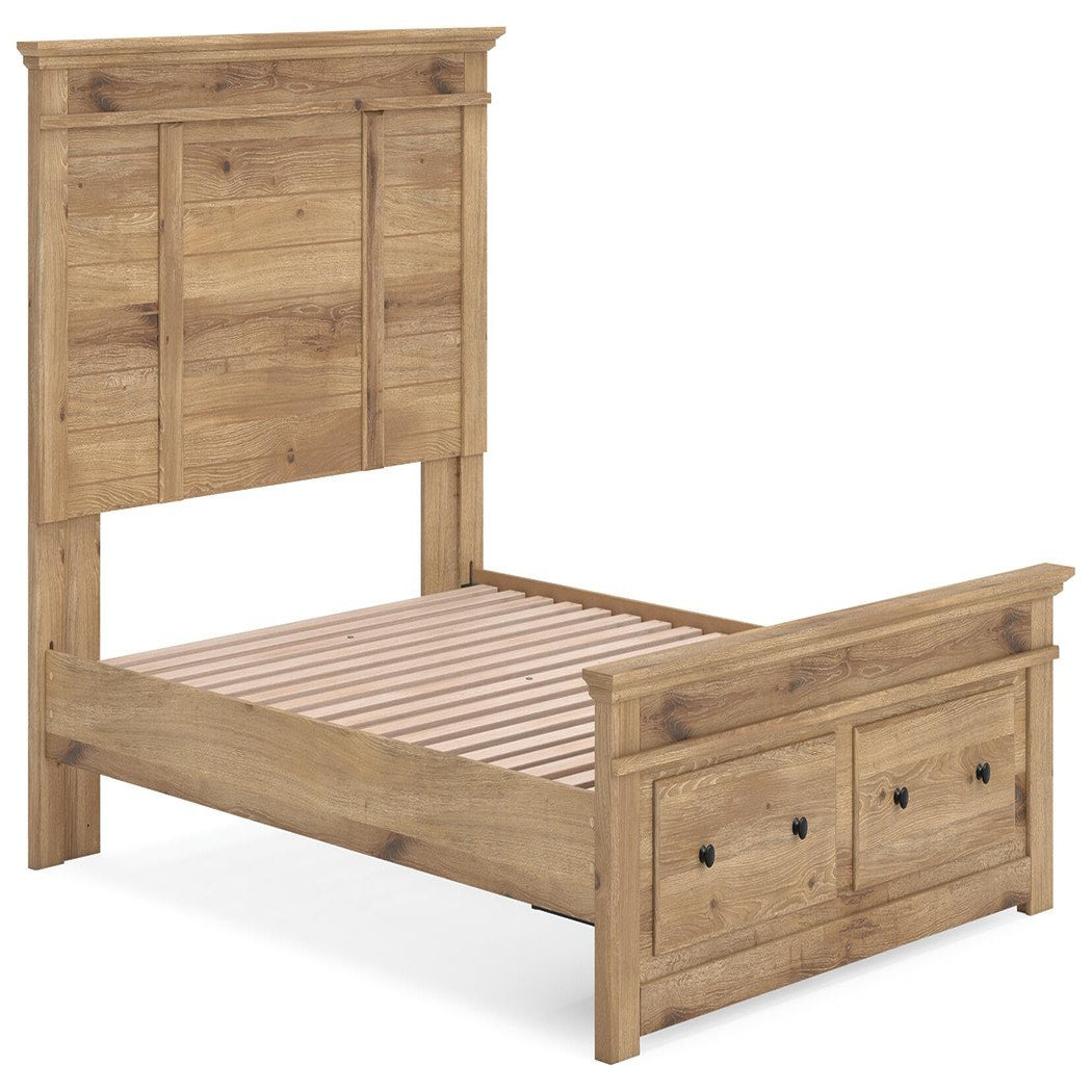 Makidern Queen Panel Storage Bed (PCB1170-SI) - Image 2