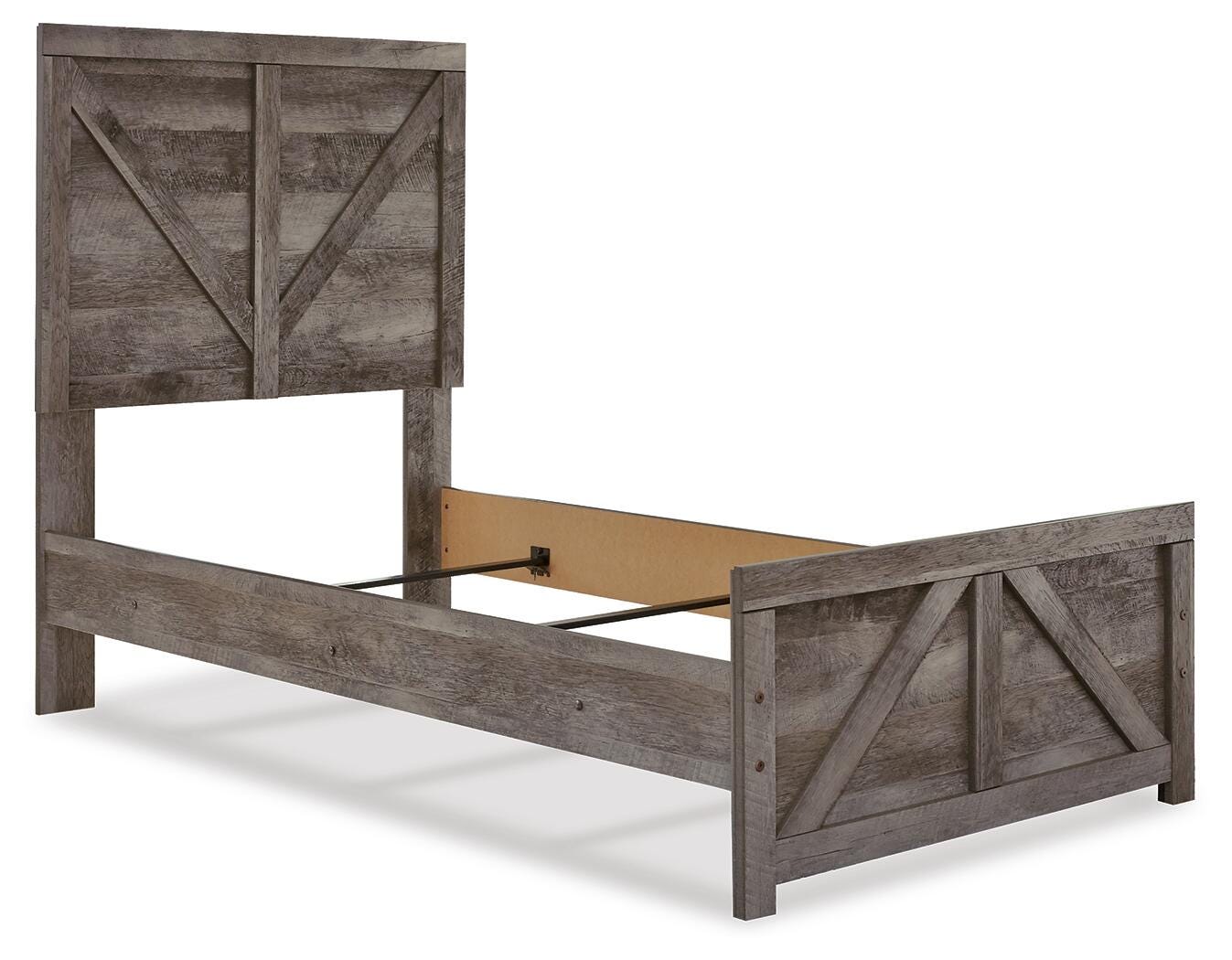 Wynnlow Panel Bed, Dresser and Nightstand - Gray (B440-SI) - Image 5