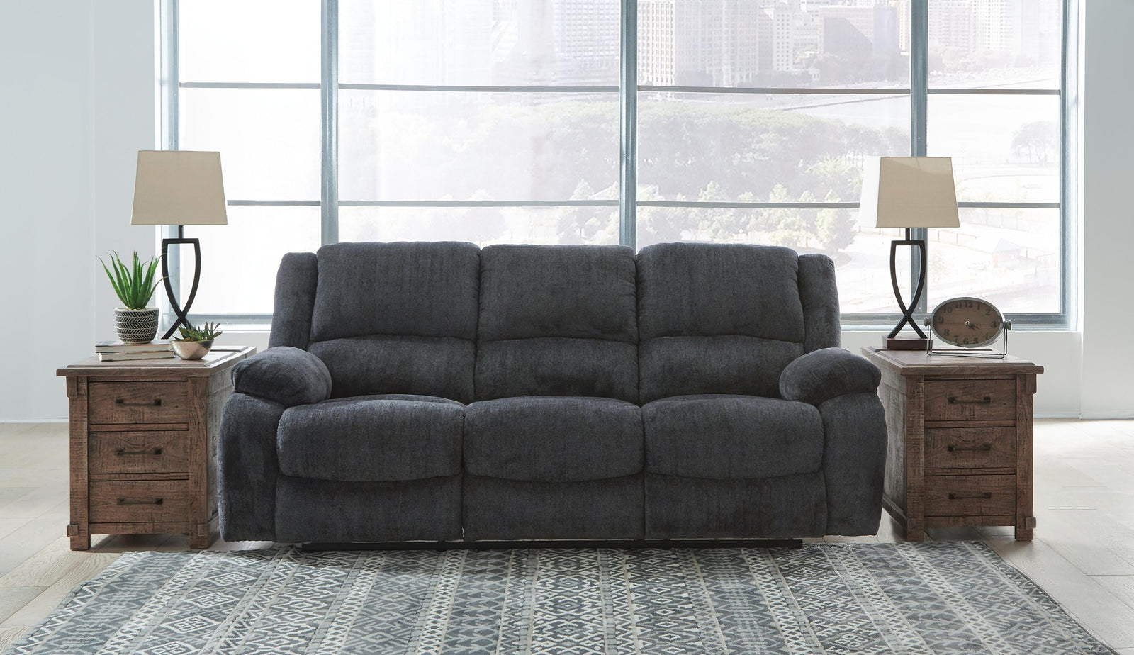 Draycoll Reclining Sofa and Power Recliner (76504-SI) - Image 9