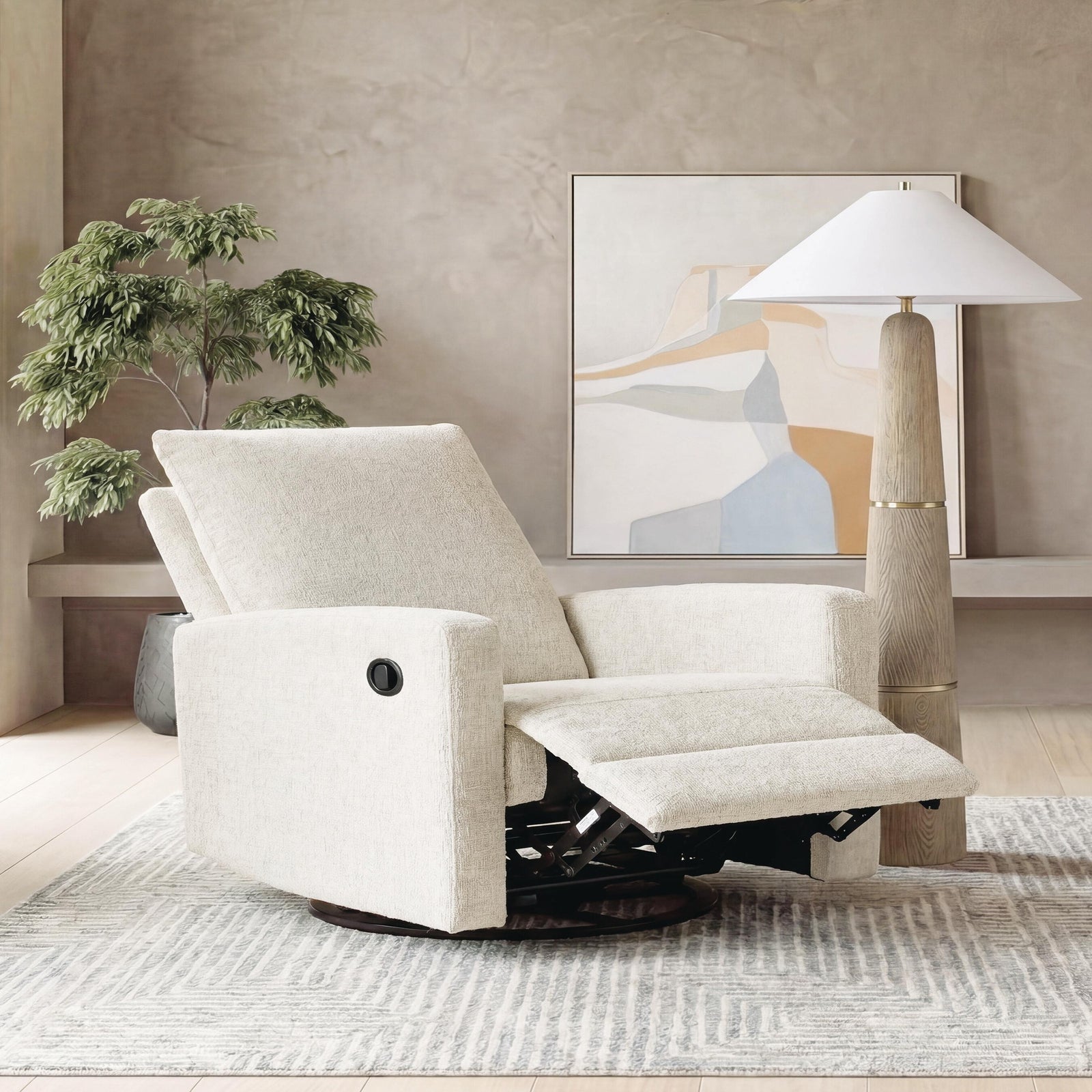 Oaklynn-Manor Swivel Glider Recliner (PC24404-SI) - Image 9