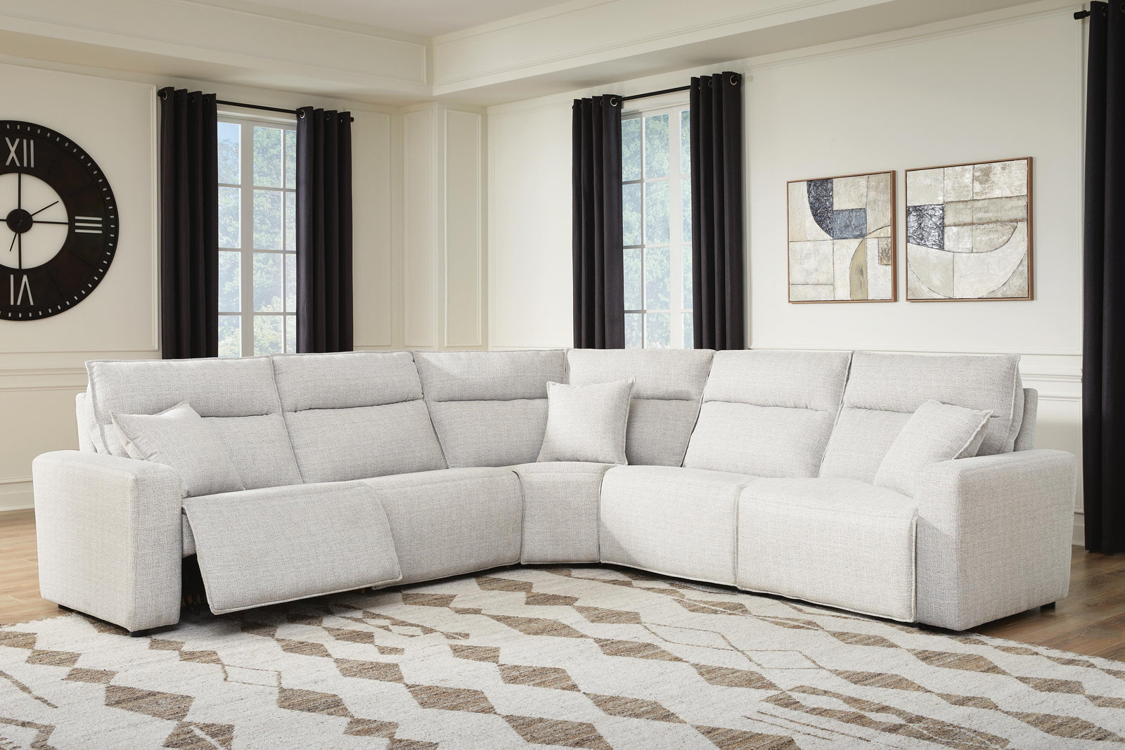 Modmax II 5-Piece Power Reclining Sectional (65907-SI) - Image 2