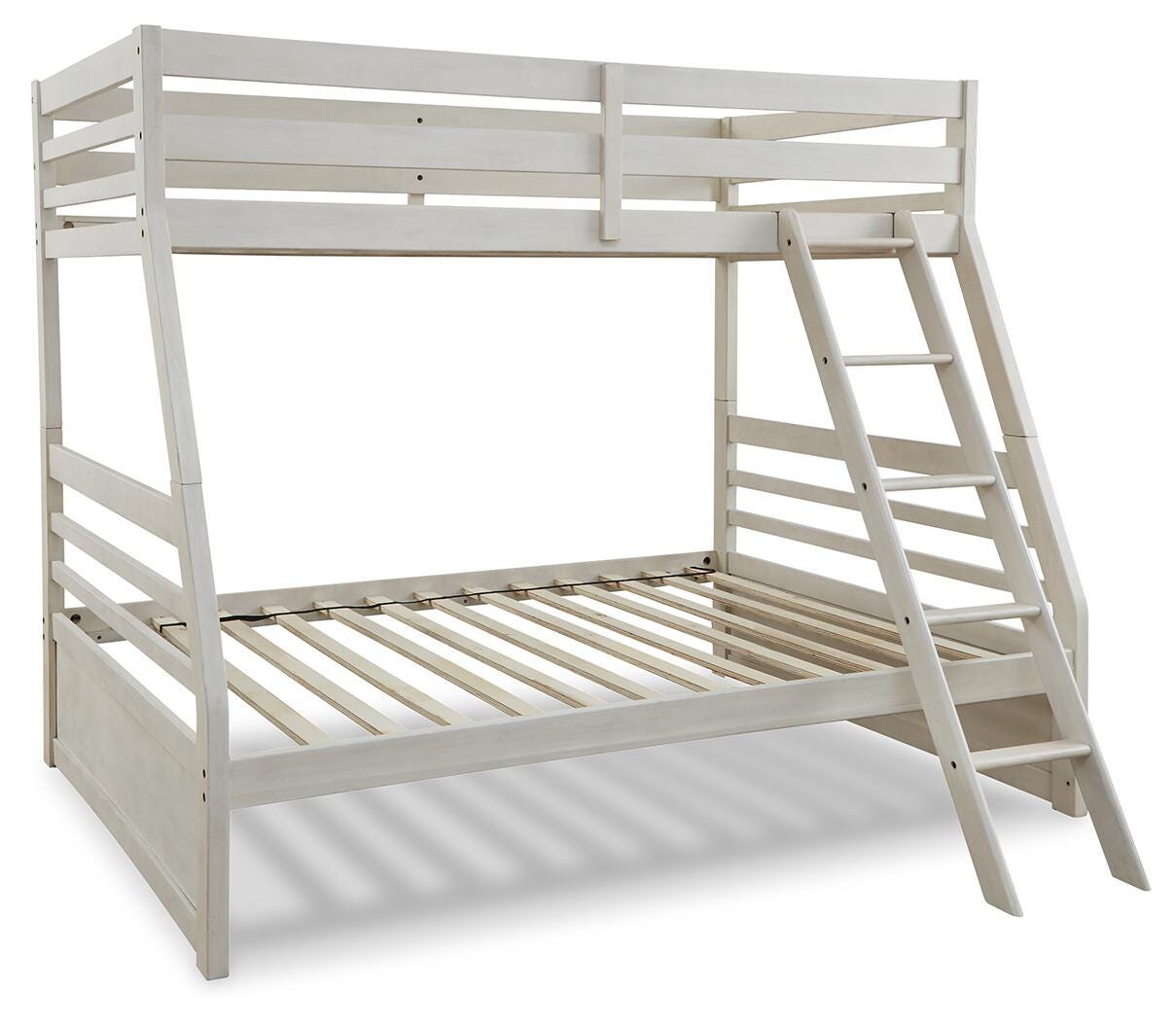 Robbinsdale Twin over Full Bunk Bed (Youth) - Antique White (B742-SI) - Image 2