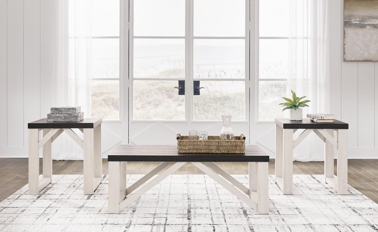 Dorrinson Table (Set of 3) - Antique White (T236-SI) - Image 3