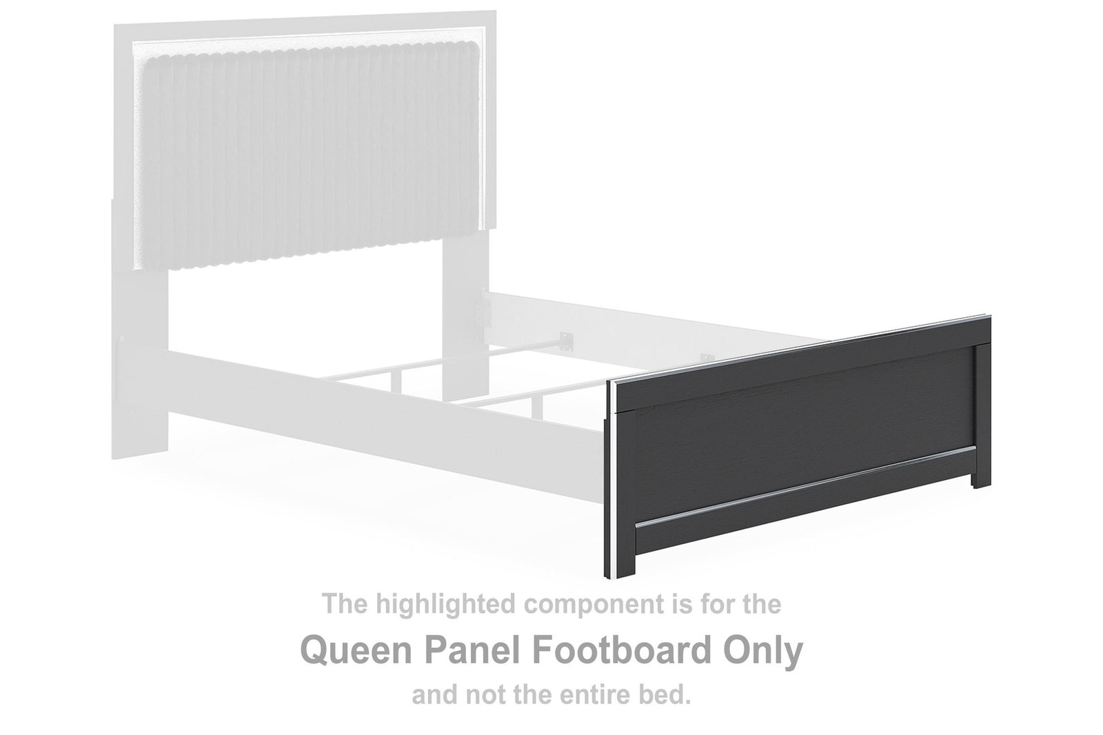 Zuraleus King Panel Footboard (PCB3380-SI)