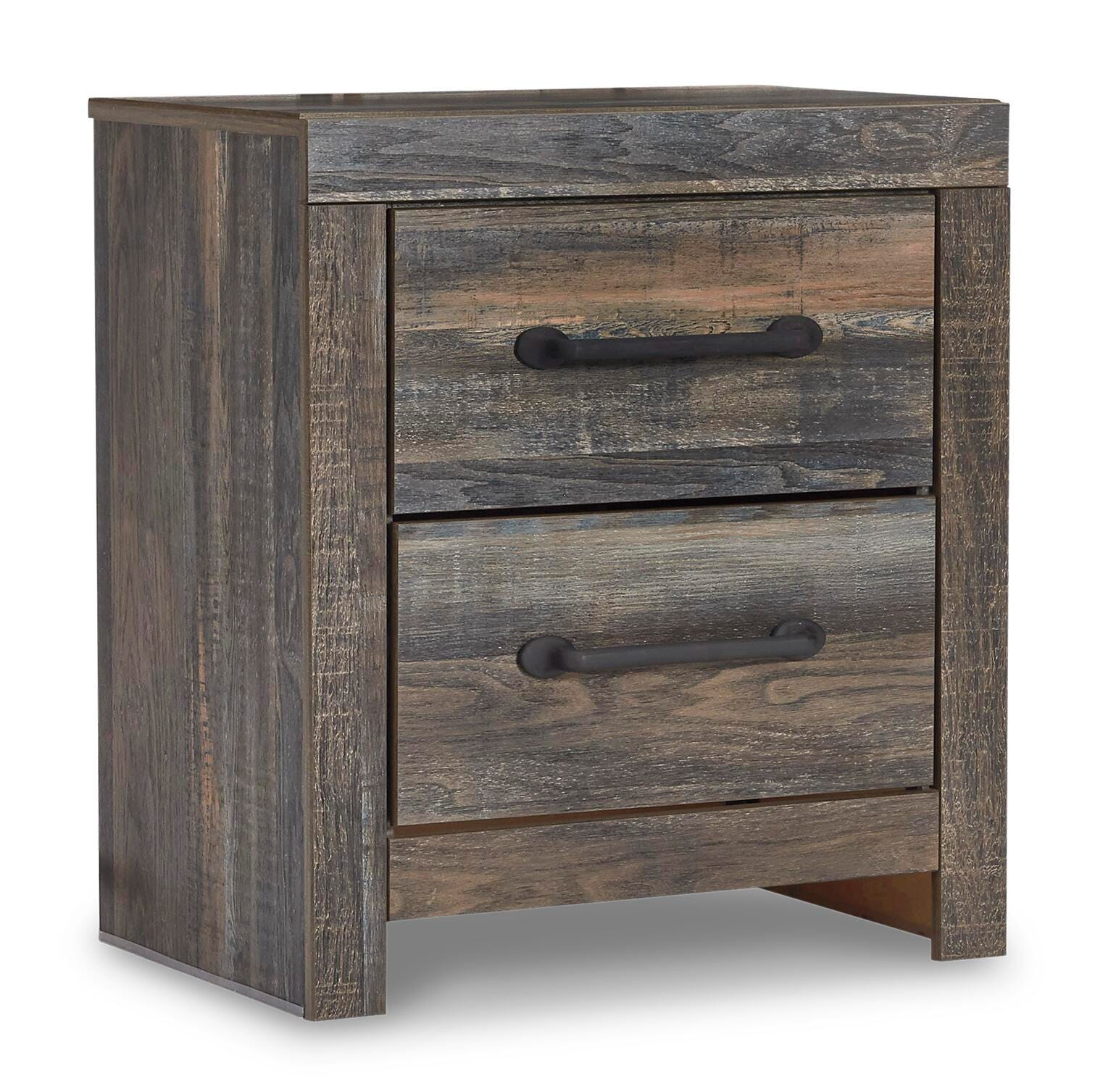 Drystan Panel Bed, Dresser, Mirror and 2 Nightstands - Multi (B211-SI) - Image 6