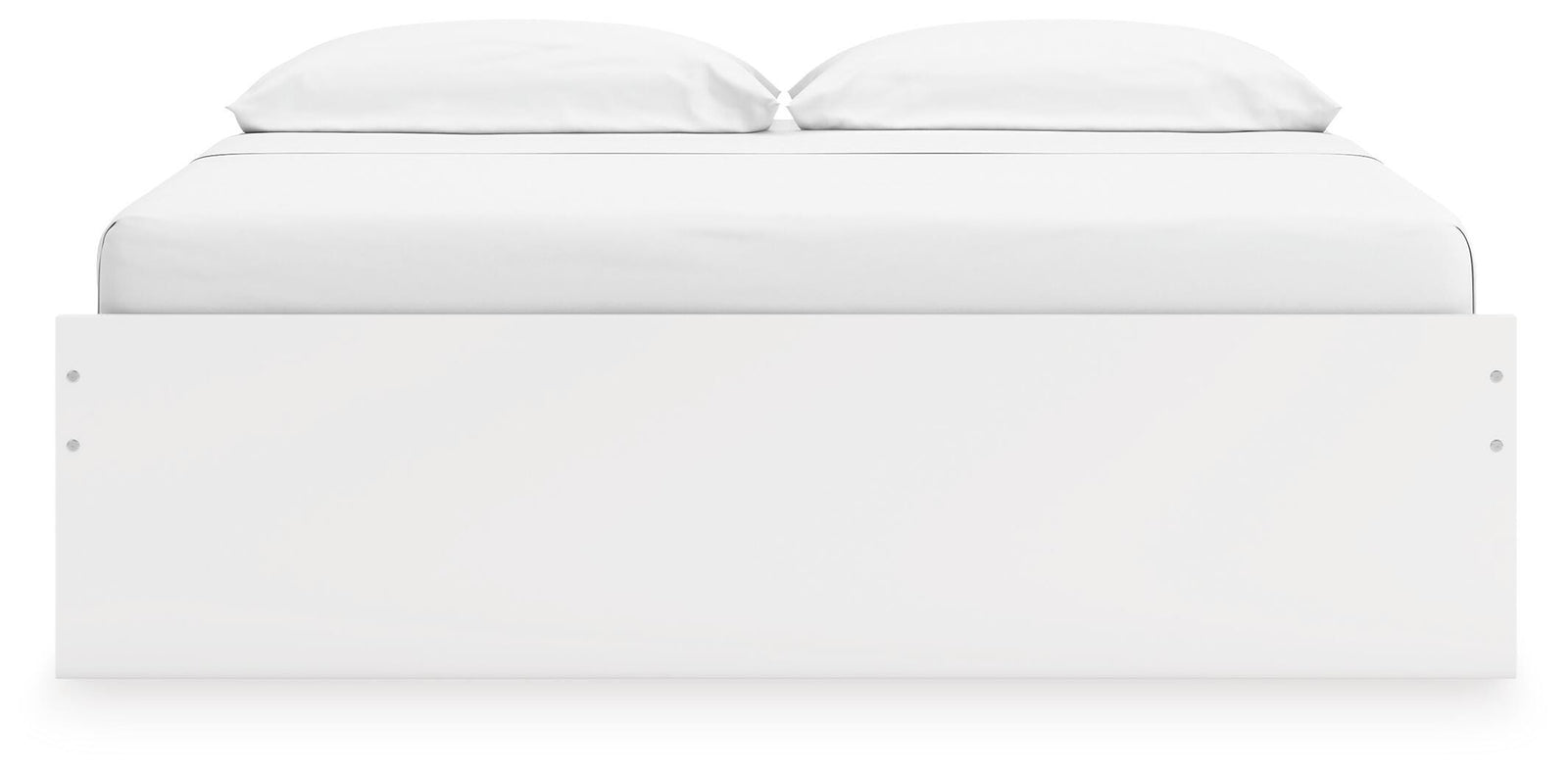 Onita Platform Bed with 1 Side Storage - White (EB9630-SI) - Image 4