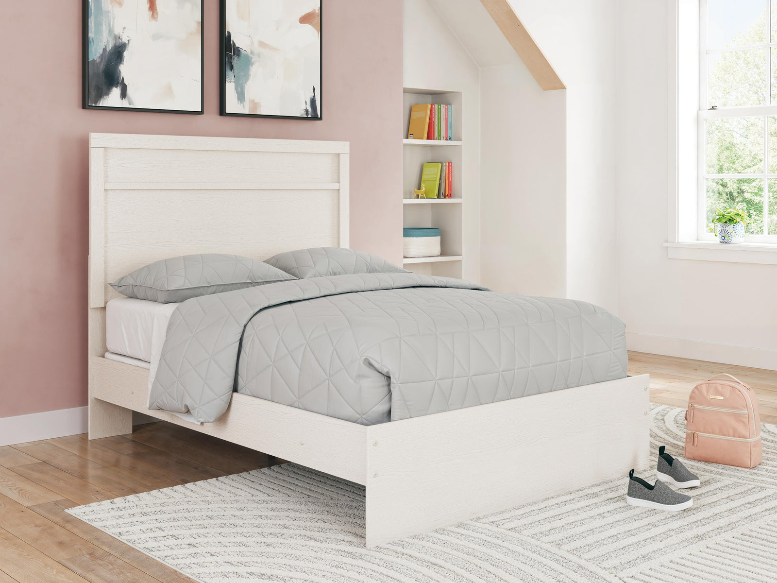 Stelsie Panel Bed (Youth) - White (B2588-SI) - Image 5