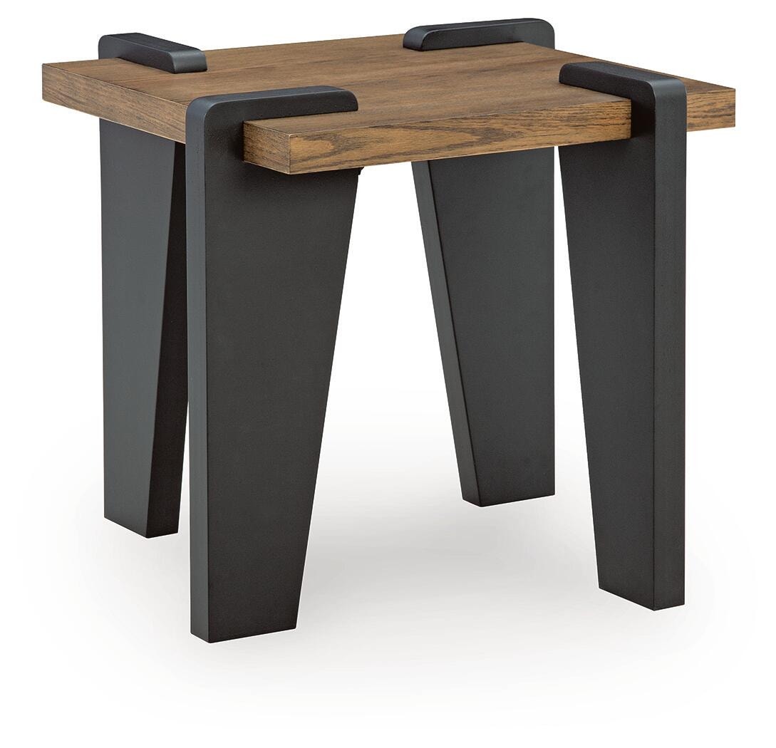Weathermore End Table - Brown/Black (T531-SI)