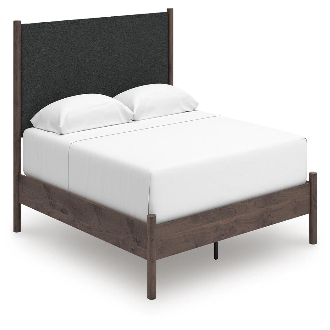Pamytta King Upholstered Panel Platform Bed (PCB2614-SI)