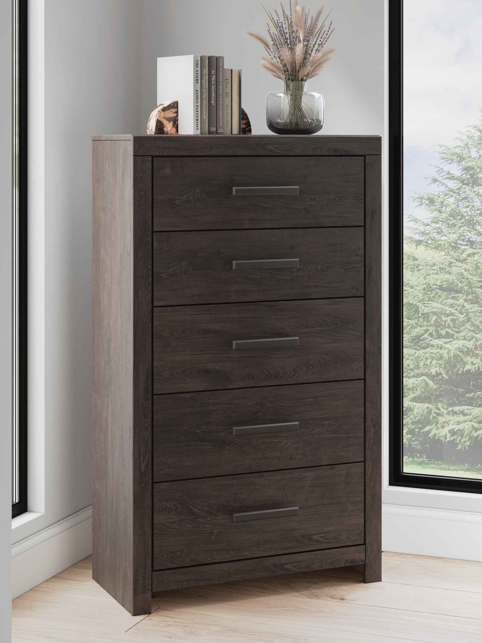 Prendonea Chest of Drawers - Charcoal (B3789-SI) - Image 9
