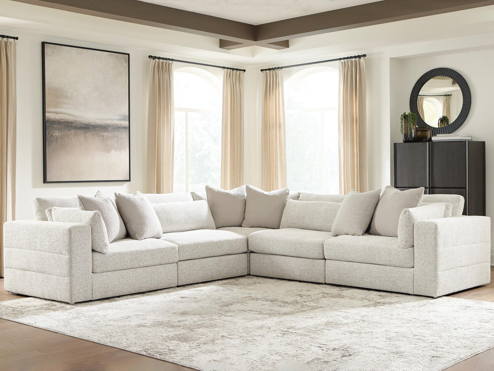 Ashbourne Estate 5-Piece Sectional (PC66004-SI) - Image 2