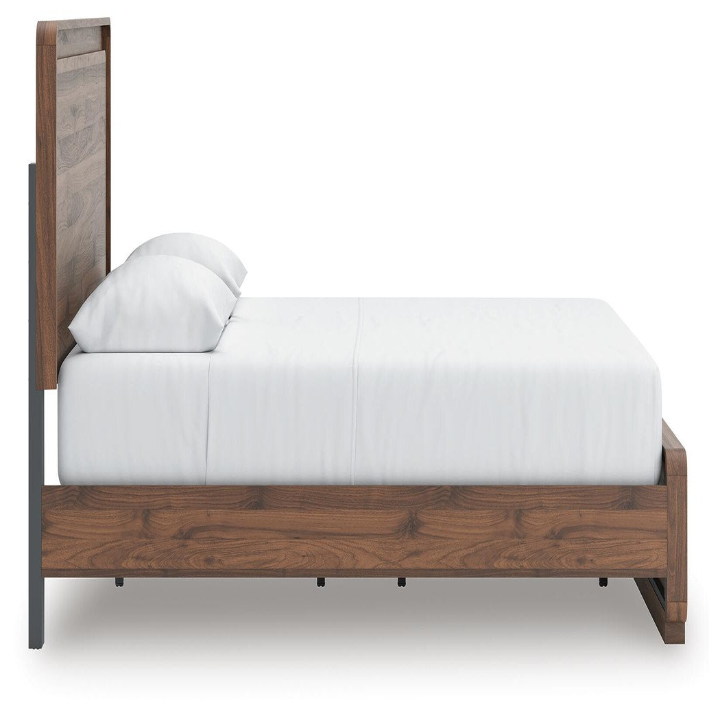 Fortlorn Queen Panel Bed, Dresser and Mirror (PCB386-SI) - Image 11