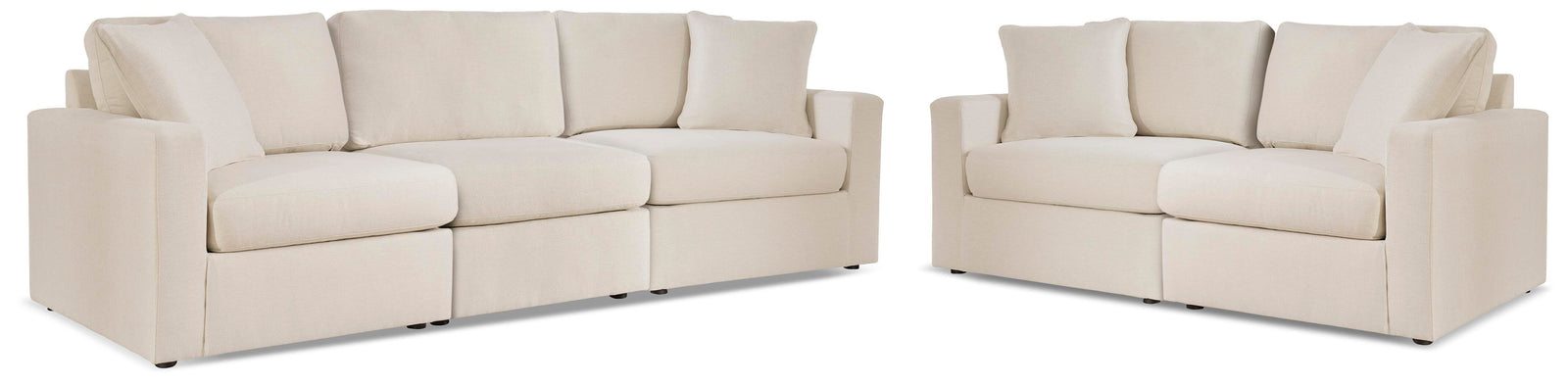 Modmax 3-Piece Sectional Sofa and 2-Piece Sectional Loveseat (92103-SI)