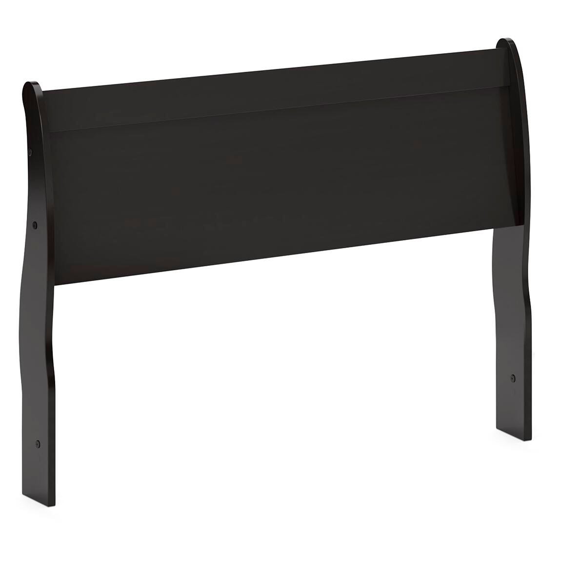 Huey Vineyard Sleigh Headboard, Dresser, Mirror and Nightstand - Black (B128-SI) - Image 3