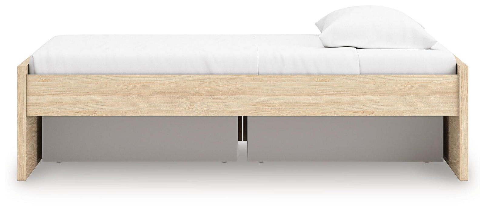 Onita Platform Bed with 1 Side Storage (Youth) - Natural (EB9632-SI) - Image 8