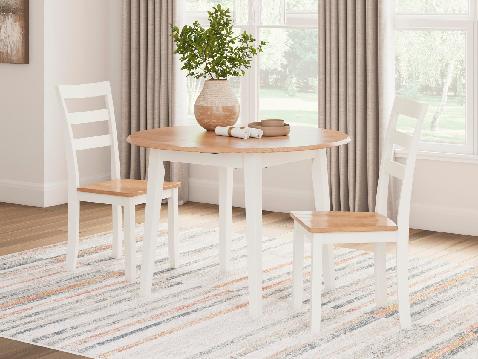 Gesthaven Dining Table and 2 Chairs (D398-SI) - Image 13