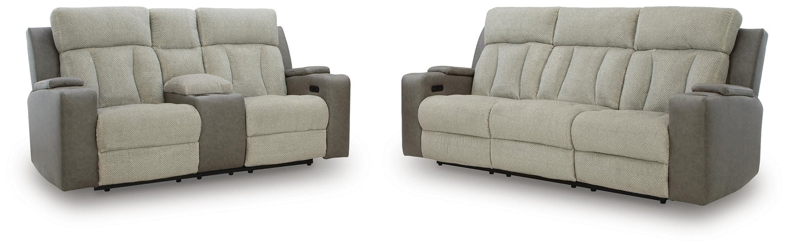 Branthorpe Power Reclining Sofa and Loveseat (PC63204-SI)