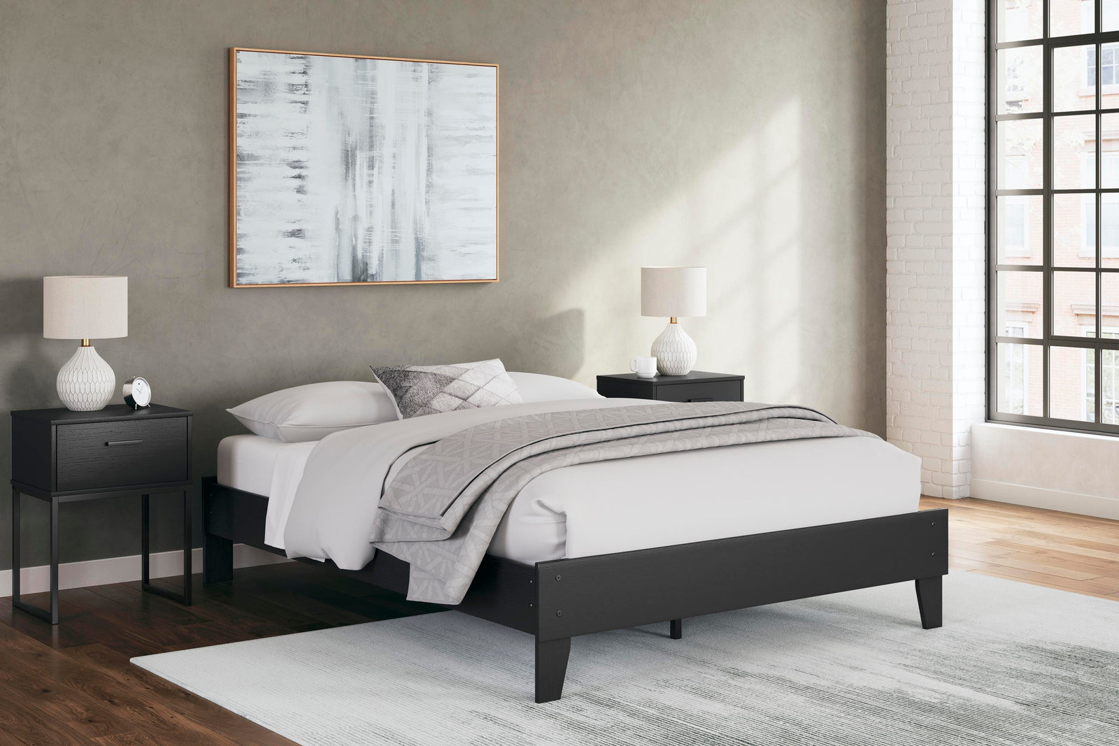 Socalle Platform Bed - Black (EB1865-SI) - Image 24