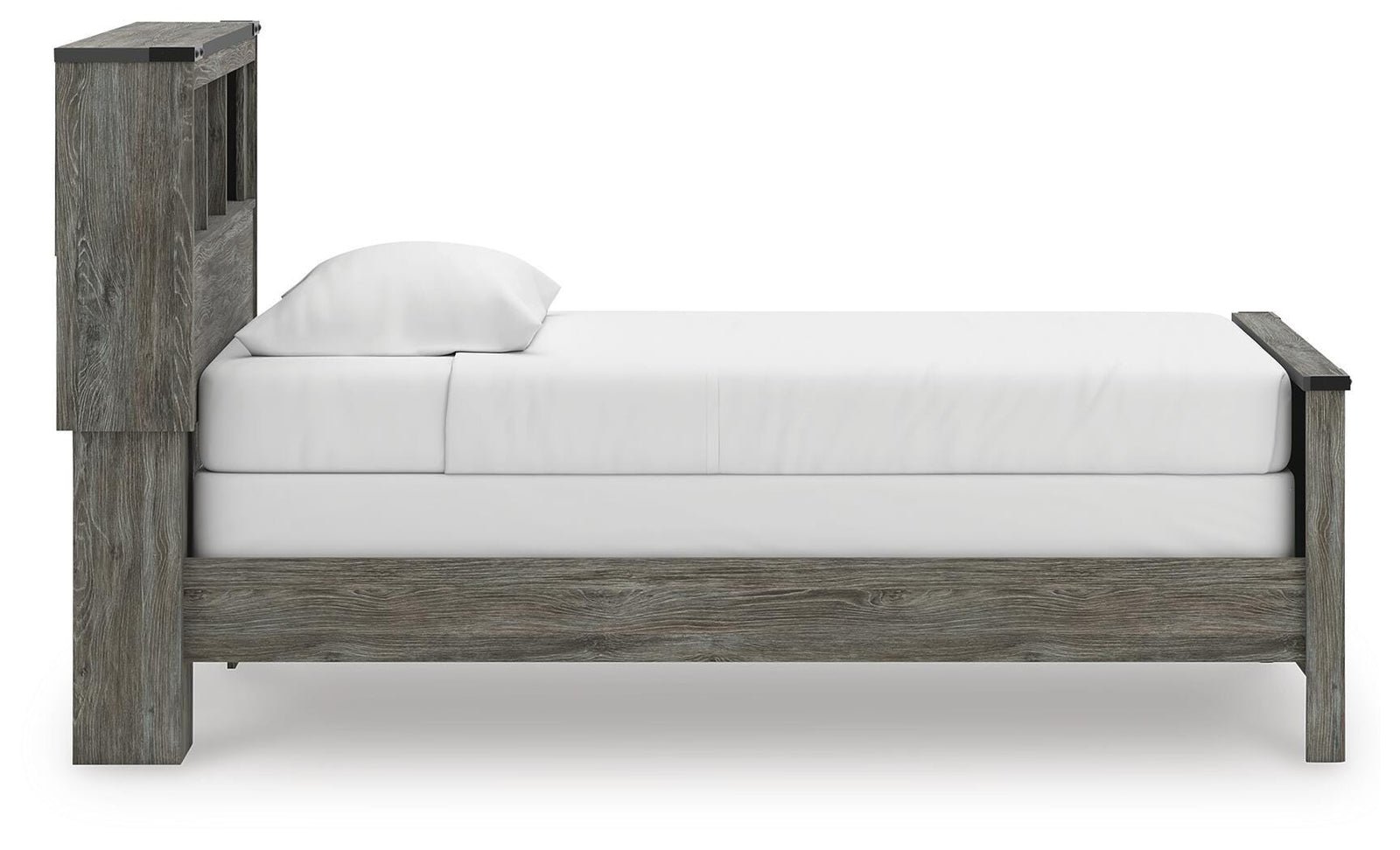 Frandern Bookcase Bed, Dresser and Mirror (B4480-SI) - Image 12
