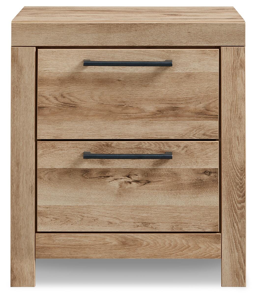 Hyanna Panel Bed and Nightstand (B1050-SI) - Image 6