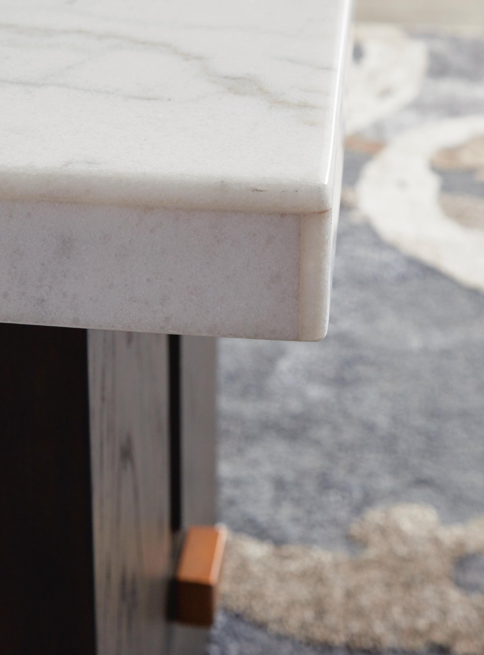 Burkhaus End Table - White/Dark Brown (T779-SI) - Image 7