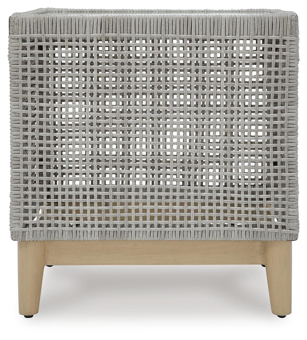 Seton Creek Outdoor Sofa with Cushion (P798-SI) - Image 7