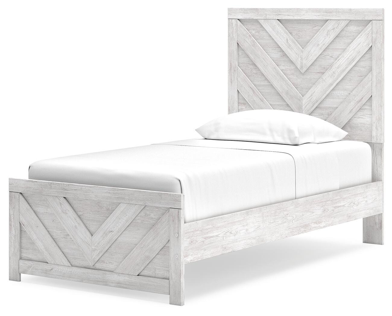 Cayboni Panel Bed, Dresser and Chest - Whitewash (B3788-SI) - Image 23