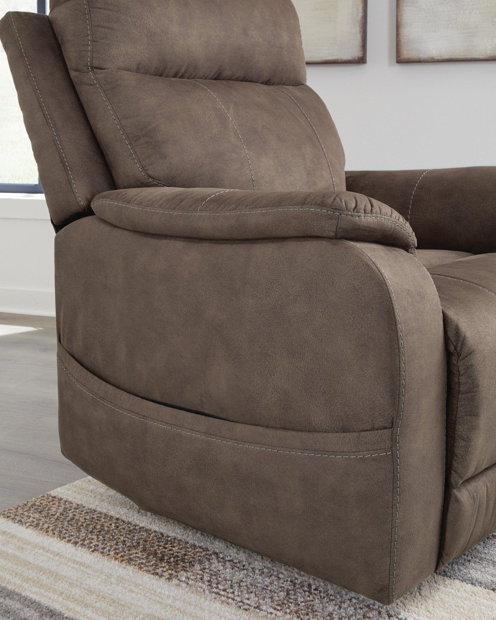 Crestmeade Power Lift Recliner (13504-SI) - Image 11