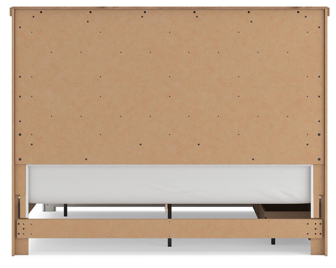 Savonport Panel Storage Bed - White/Brown (B4615-SI) - Image 8