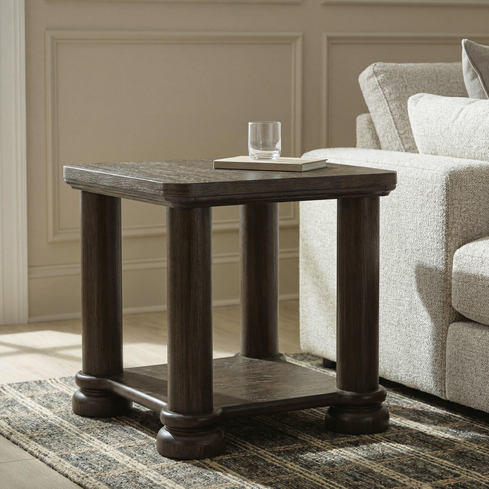 Bannette End Table - Dark Brown (T605-SI) - Image 6
