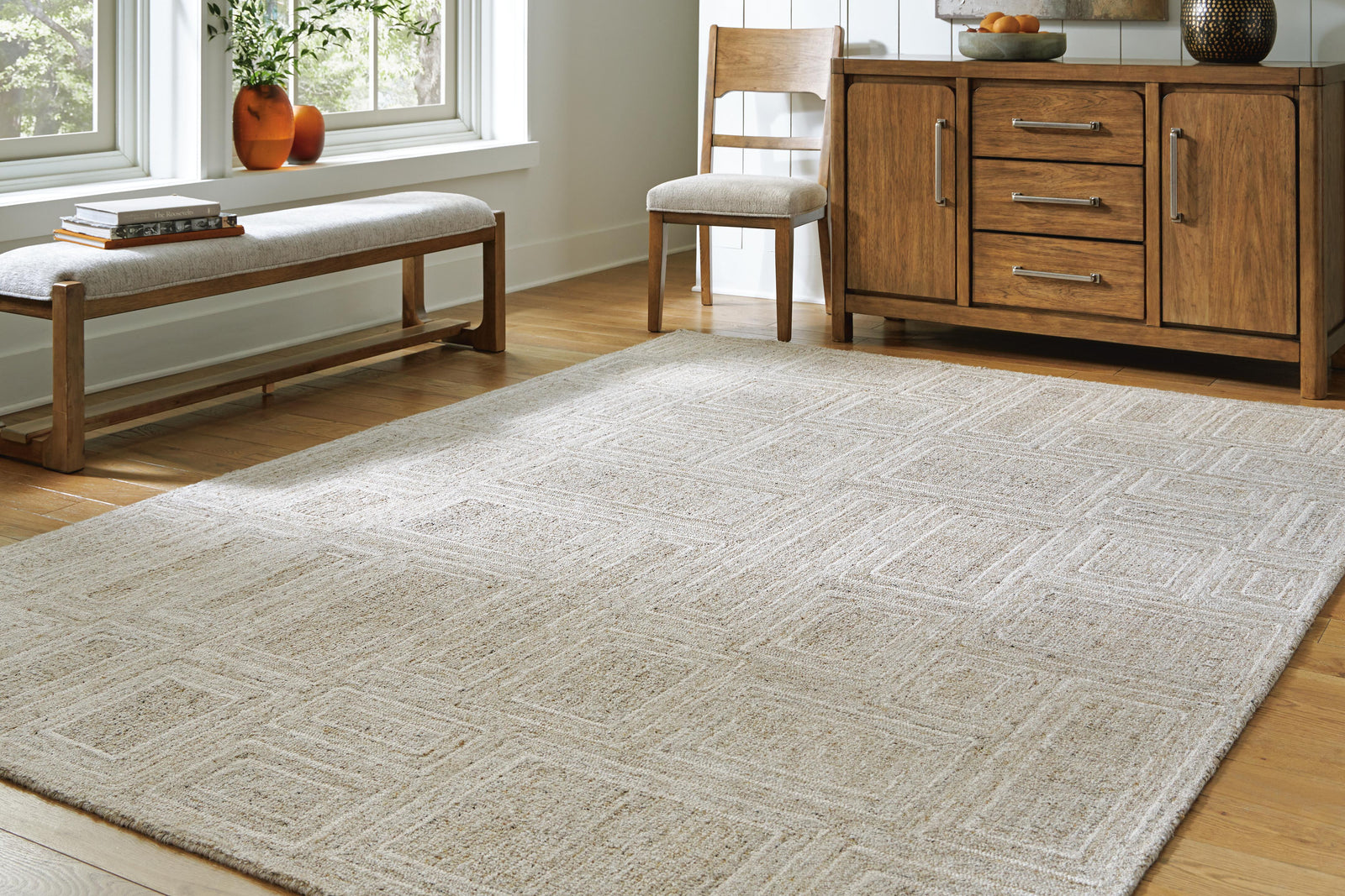 Brickburgh 10 x 14 Rug (R40690-SI) - Image 4
