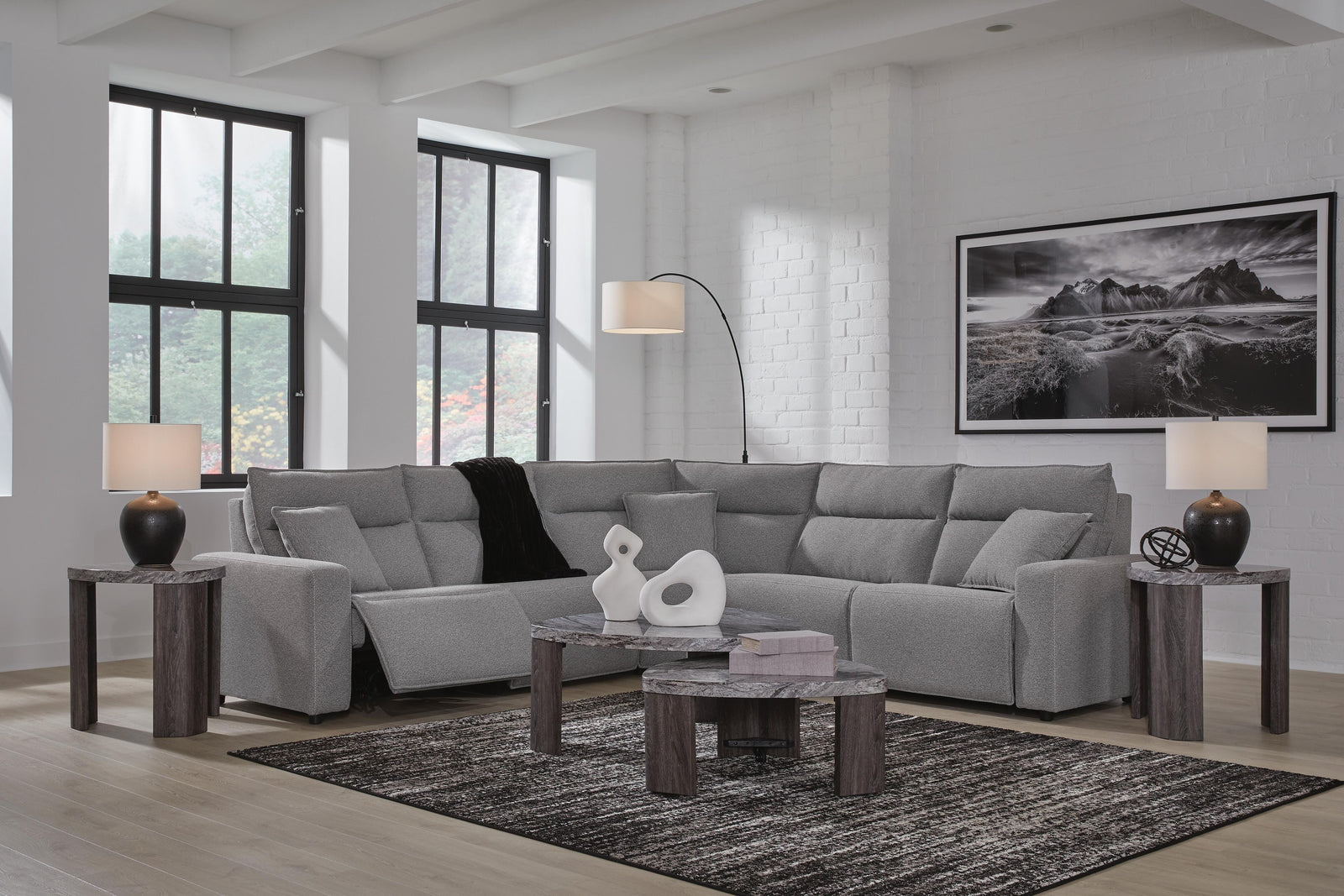Modmax II 5-Piece Power Reclining Sectional (65906-SI) - Image 3