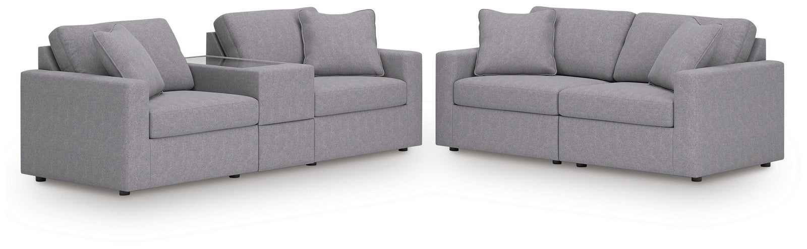 Modmax 3-Piece Sectional Sofa and 2-Piece Sectional Loveseat (92104-SI)