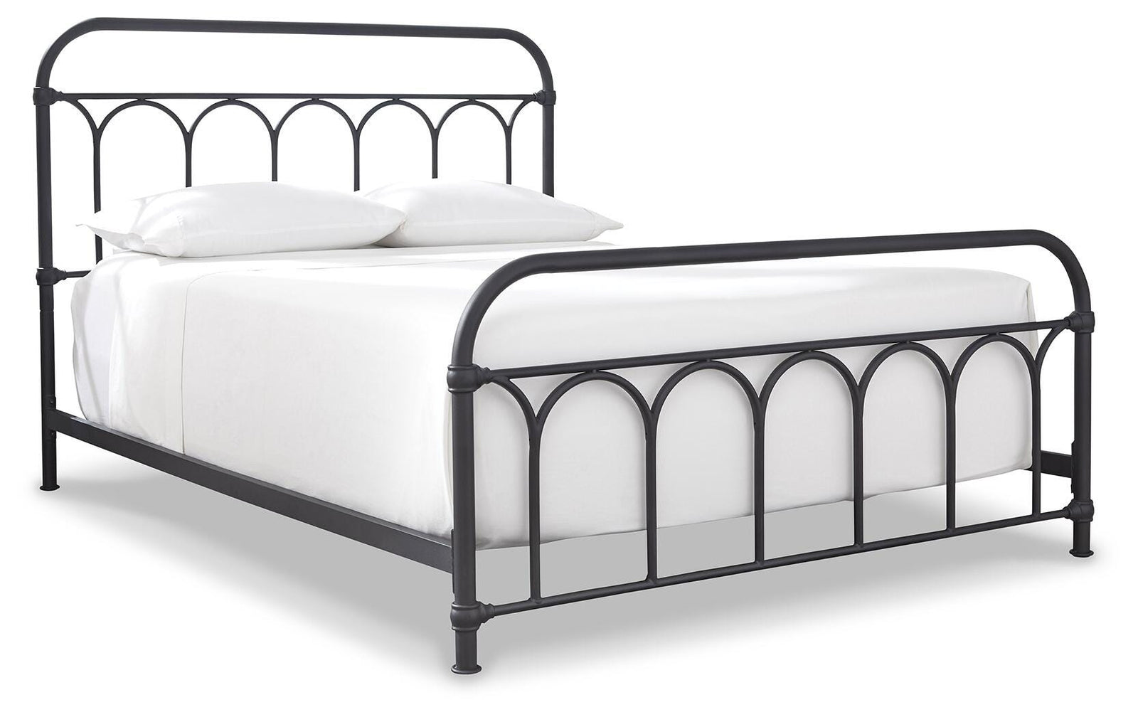 Nashburg Metal Bed - Black (B280-SI) - Image 9